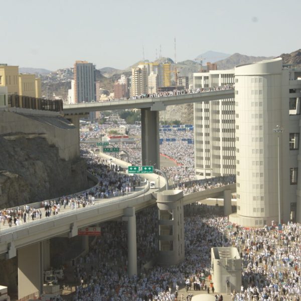 Crowd management systems at Jamarat Bridge