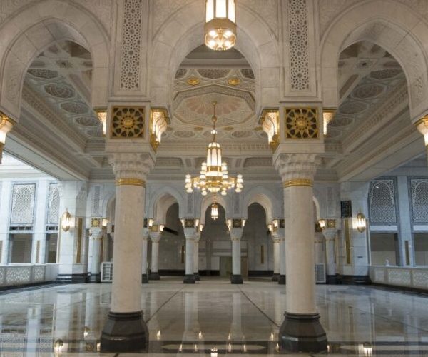 – Prayer Area Expanded prayer area designed to accommodate millions of worshippers