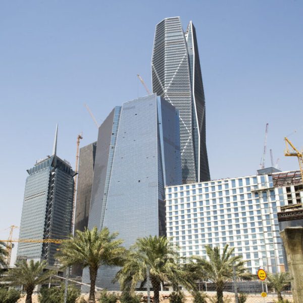 Detailed architectural view of PIF Tower
